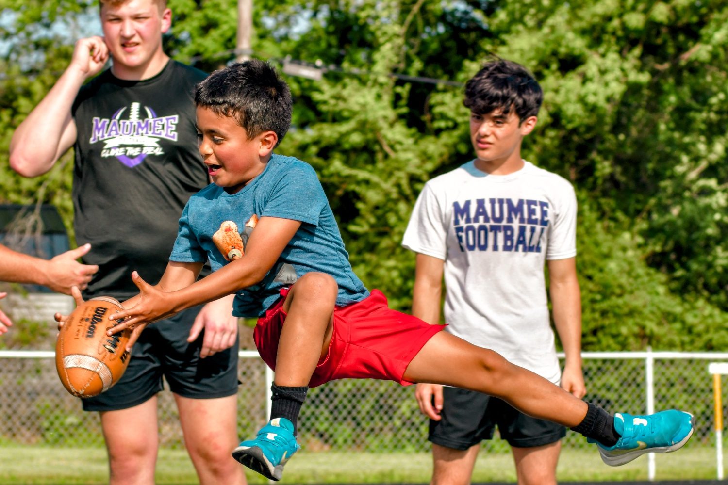 Maumee football closes out June with Friday Night Lights youth camp